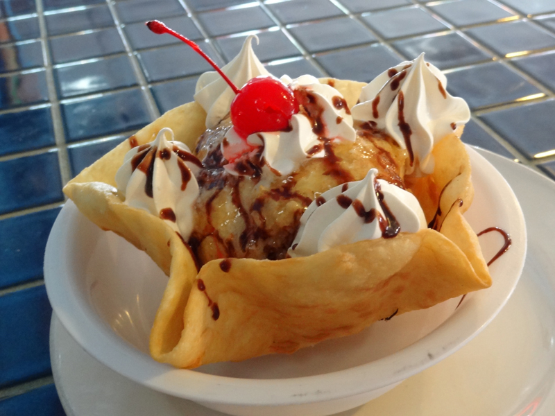 Fried Ice Cream Costa Azul Mexican Restaurant